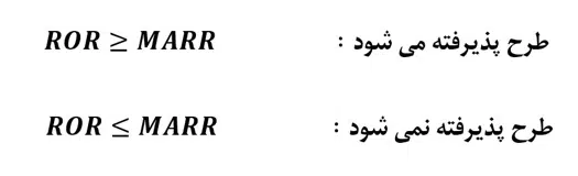 نرخ بازگشت سرمايه (Rate of Return